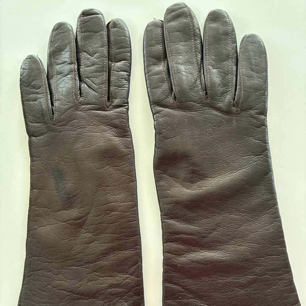 Madova, Dark brown, Genuine Leather, 100% cashmere lined